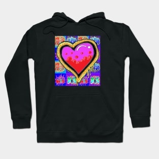 graffiti heart 23 by LowEndGraphics Hoodie